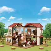Classic Colour Red Roof Country Home