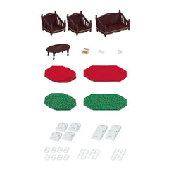 Classic Brown Sofa Set