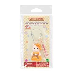 Citrus Charm Silk Cat Baby Key Chain